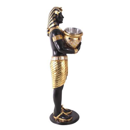 Design Toscano Guardian Asar: Egyptian Wine Holder Statue NE97375